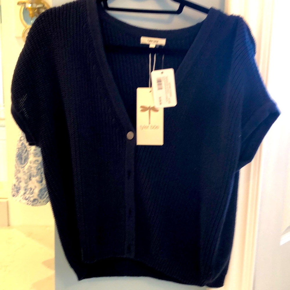 NWT TYLER BOE COTTON SWEATER VEST